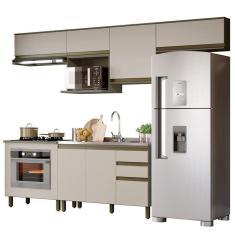 Cozinha Modulada Connect 7 Peças com Balcão Forno - Móveis Henn