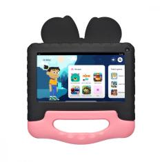 Tablet Multi Minnie com Controle Parental 7 pol 4GB RAM 64GB Android 13 Quad Core + Case + Wi-fi - NB414