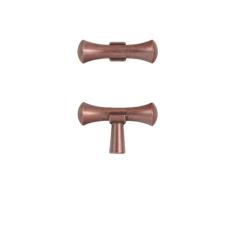 Alças de armário de aço inoxidável de bronze antigo, puxadores de barra t, gaveta moderna, para armário de cozinha, hardware para quarto, ac, botão, 1
