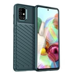 Capas para Samsung Galaxy A71 4G.Caso básico,Botão de pressão flexível / 360 ° Proteção completa,Sensação arenácea