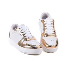 Tênis Parvaneh Feminino Casual Metalizado