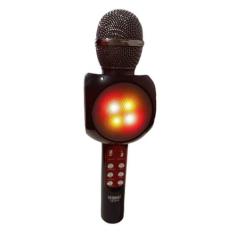 Microfone Sem Fio Karaokê Bluetooth Led Lelong Le 915