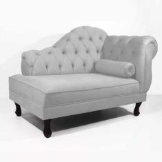 Divã Recamier Estofado Namoradeira Decorativo Sala Quarto Consultório 