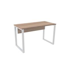 Mesa p/ escritório 170x70 pandin p25tub - naturalle/branco
