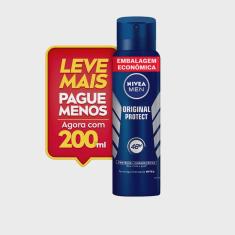 Desodorante aerossol nivea men original protect 200ML embalagem econômica