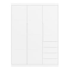 Guarda Roupa Infantil Pérola Branco - Phoenix Baby Branco