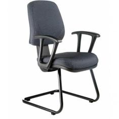 Cadeira Executiva Base Fixa em S Linha New Confort Preto - OUTRAS MARC