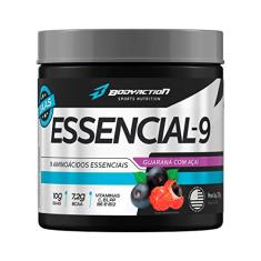 Essencial 9 EAA Aminoácios Essenciais 225g Sabor Guaraná com açaí Bodyaction