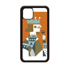 Capa com estampa de ilustração K para iPhone 11 Pro Max para Apple Mobile Case