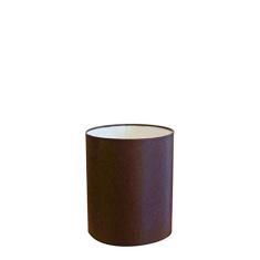 Cúpula Abajur Cilíndrica Cp-8001 Ø13x15cm Café