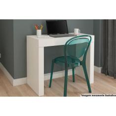 Mesa Escrivaninha Casal Cléo c/ 1 Gaveta Branco - Permóbili