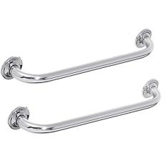 Alça de Apoio Banheiro Inox Barra Reta 60cm Idoso Deficiente Cadeirante Acessibilidade