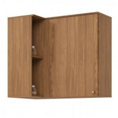 Armário Aéreo Canto Reto 1 Porta Requinte Henn Nature