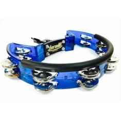 Pandeirola Meia Lua Com Clamp Azul Tp 323 - Torelli