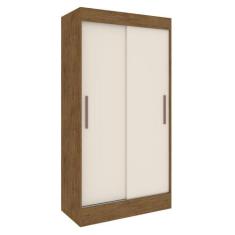 Guarda-Roupa 2 Portas Correr 2 Gavetas Milano Multimóveis CR4143 Nogue