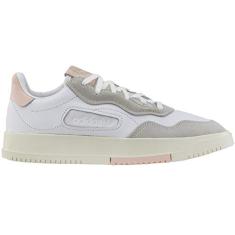 adidas Tênis feminino WM SC Premiere, Calçado branco/branco/rosa gelado, 37