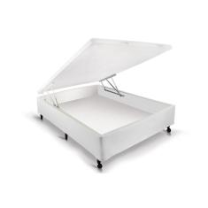Cama Box Baú Universal Viúva Courano White New (128x188x30) - Castor