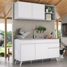 Armário De Cozinha Compacta Veneza Multimóveis MP2142.891 Branco