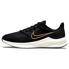 Tênis Nike Downshifter 11 Preto e Dourado - Feminino - 36 - Preto