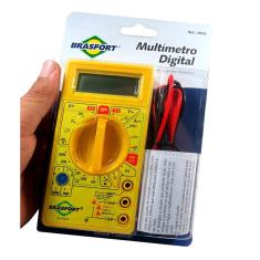 Multímetro Digital Com Alarme Sonoro Multiteste Brasfort 8522