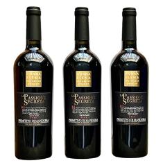 Vinho La Passione Segreta Primitivo di Manduria | Kit com 3 Garrafas | Oferta