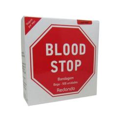 Curativo redondo bandagem blood stop bege 500 unidades