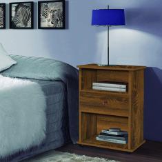 Mesa de Cabeceira 1 Gaveta Otto Móveis Primus Freijó