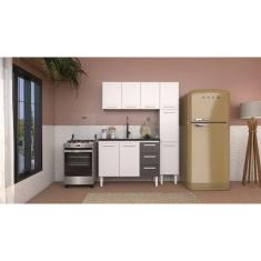 Armario Cozinha Completo Para Pia 1,20metros Aço - Venus Cozimax