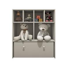 Estante Nicho Organizador de Brinquedos Infantil em MDF PlanCasa