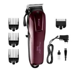 Máquina De Cortar Cabelo Profissional Kemei Km2600