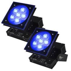 2 Canhões Refletor Moving Deltrônica Par Led RGB 18w - DELTRONICA