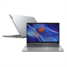 Notebook Lenovo IdeaPad 1i i3-1215U 4GB 128GB ssd Intel uhd Linux 15.6 82VYS01100 Cloud Grey
