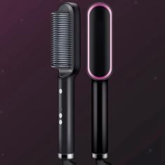 Escova 3 Em 1 Secadora Alisa Cabelo Turbo 110/220V Bivolt