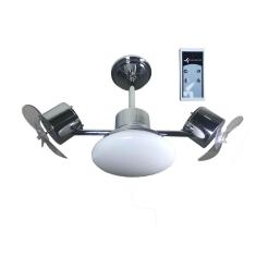 Ventilador De Teto Treviso Cromado controle Bivolt