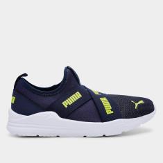 Tênis Infantil Puma Wired Run Slip On BDP-Unissex