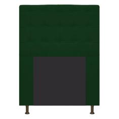 Cabeceira Estofada Dama 90 Cm Solteiro Suede Verde