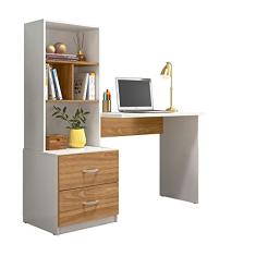 Escrivaninha Para Quarto Branco Nature Cristal Peternella