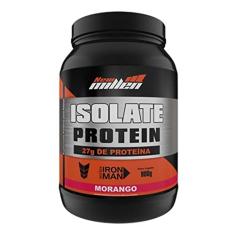 New Millen Isolate Protein- Isolate Protein - Proteína da Carne, Sabor Morango, 900g
