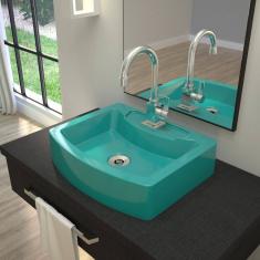 Kit Cuba RT41 com Válvula Click Botão 1 Polegada B Compace Azul Turquesa