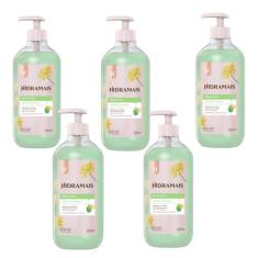 Kit 5 Sabonete Gel Erva Doce Frescor e Suavidade 500 ml Hidramais