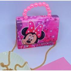 Bolsa Infantil Mini Bang Princesa Disney Silicone Alça de Corrente De 