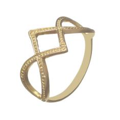 Anel Aquarius Folheado - Cod 768 F - Carlitos Joias, 16