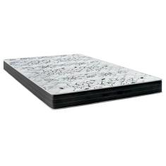 Colchão Viúva de Espuma Semi Ortopédica Extra Firme D28 Preto 17x128x188 Suporta Até 80kg