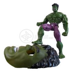 Boneco Articulado 25Cm Action Incrivel Hulk + Mascara 16Cm
