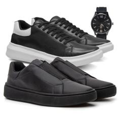 2 Tenis Casual Masculino Sneaker Oversize com Ajuste em Elastico Premi
