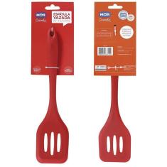 Espátula Vazada De Silicone Vermelho Linha Mor 240Cº /Graus