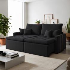 Sofá Retrátil 2 Lugares 180cm Chicago - Kasacomigo Estofados