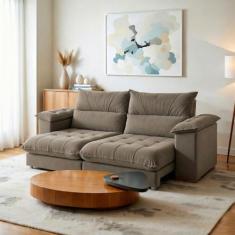 Sofá Retrátil e Reclinável 3 Lugares 250cm Italia - Kasacomigo Estofad