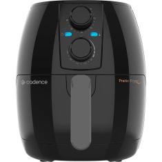Fritadeira sem Óleo Air Fryer Cadence Pratic FRT515 3L 1250W com Grelha Removível Preto 220V