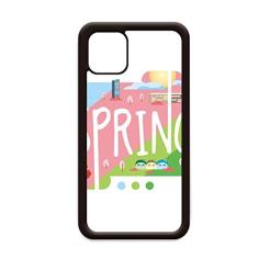 Ilustração de primavera para iPhone 11 Pro Max Capa para Apple Mobile Case Shell